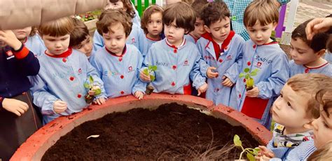 Infantil Plantación Y Siembra En El Huerto Salesianos Ourense