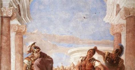 “the Rage Of Achilles” By Giovanni Battista Tiepolo Pintura