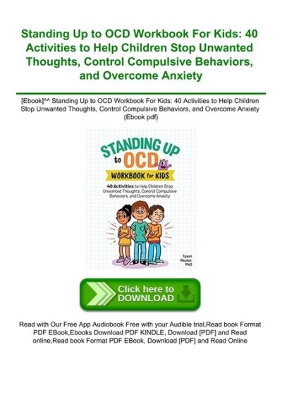 Ebook Standing Up To Ocd Workbook For Kids 40 Activities To Help