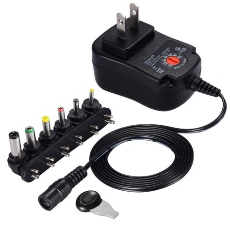 10pcs 12w Universal Ac Wall Plug In Power Adapter 3v 45v 5v 6v 75v 9v