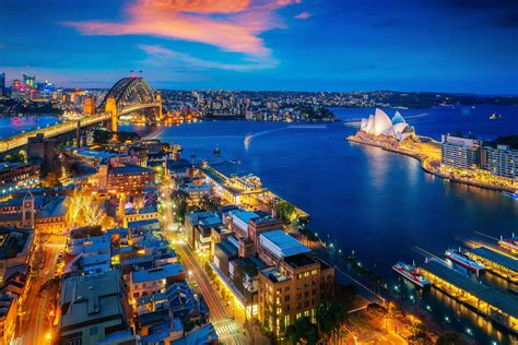 Night City Sydney City New South Wales Wallpapers From 78999437