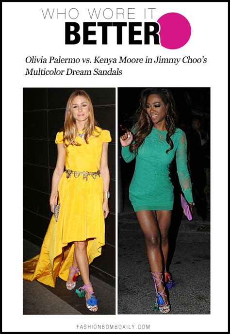 Who Wore It Better Olivia Palermo Vs Kenya Moore In Jimmy Choos