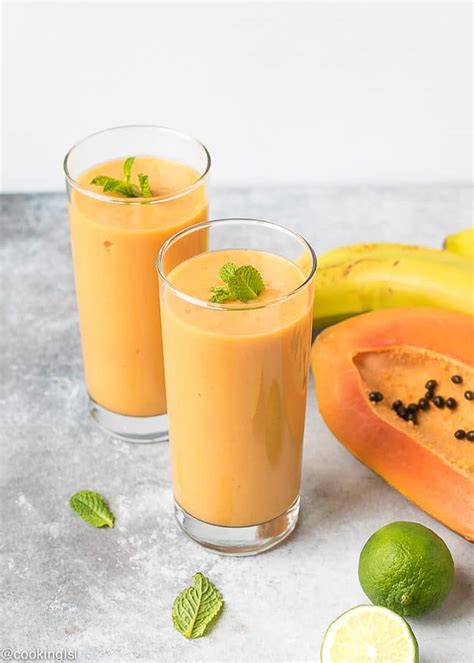 Turmeric Papaya Smoothie Healthy Drink Super Delicious Karluci