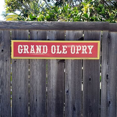 Grand Ole Opry Sign Hand Painted Etsy