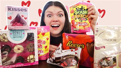 I Bought And Tried Every Valentines Day Candy Youtube