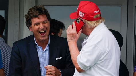 Tucker Carlson And Donald Trump Reunite To Try To Upstage Fox News
