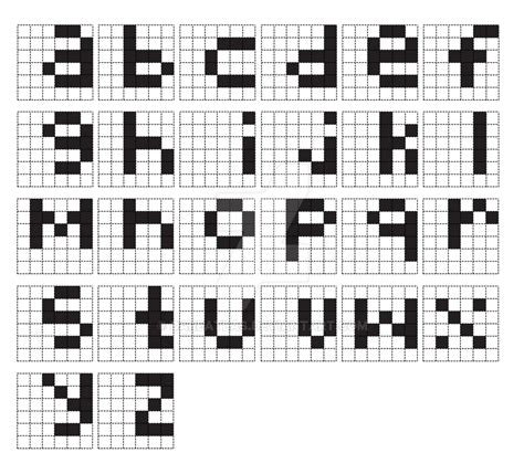 Pixel Lettering Lower Case By Dareatlas On Deviantart