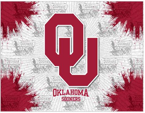 Oklahoma Sooners Logo Garden Layout