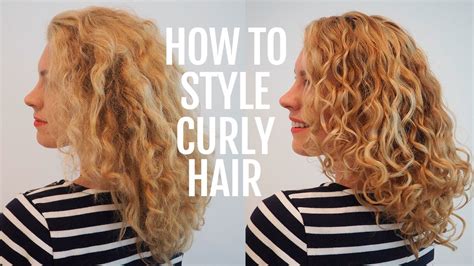 How To Style Curly Hair For Frizz Free Curls Youtube