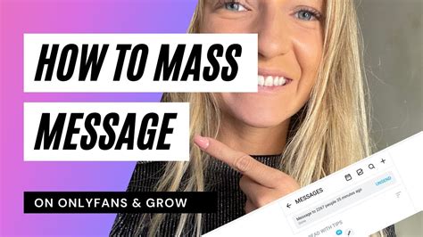 How To Send Mass Dm On Onlyfans Youtube