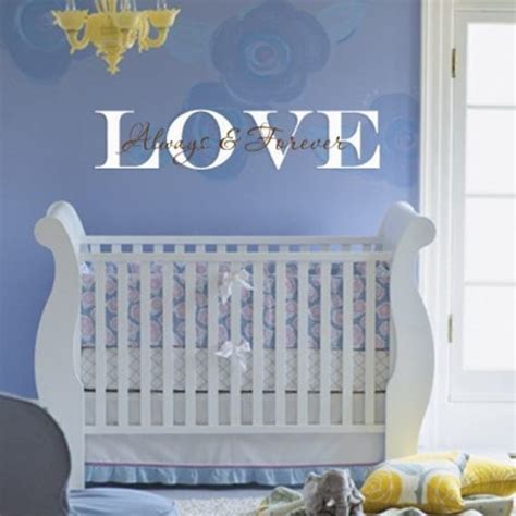 Vinyl Lettering Wall Decal Love Always And Forever 2