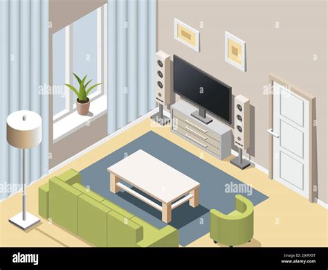 Living Room Stock Vector Images Alamy