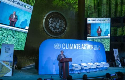 Se Celebra La Cumbre Sobre La Acción Climática Onu 2019