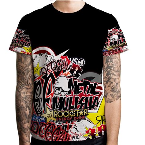 Brian Deegan Metal Mulisha Tshirt Polyester Tee Fullprint New Mens T