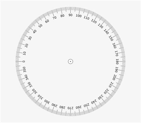 A4 Printable Protractor 360 Degrees Clipart Best Free Printable