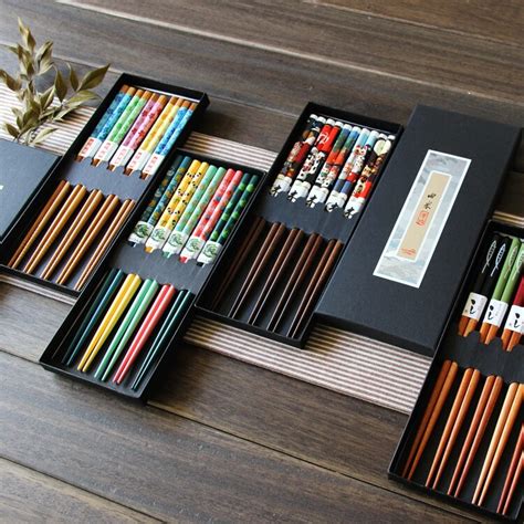 Nowadays, they serve many new functions besides tableware. 5 Pairs Japanese Style Bamboo Chopsticks Sushi Food Chopsticks Chinese Style Printing Patterns ...