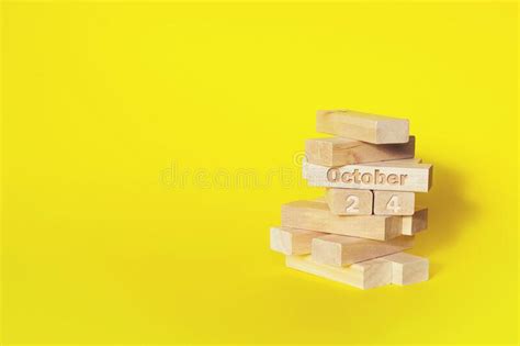 October 24th Day 24 Of Month Calendar Date Stock Image Image Of