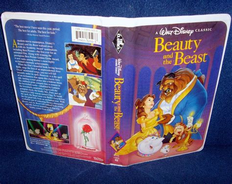 Disney Beauty And The Beast Vhs 1992 Classics Edition Rare Usa