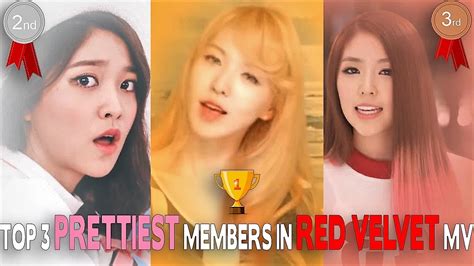 Top 3 Prettiest Members In Each Red Velvet Mv Youtube