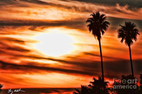Southern California Sunset By Tommy Anderson