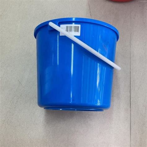2 Gallon Plastic Bucket Blue The Care