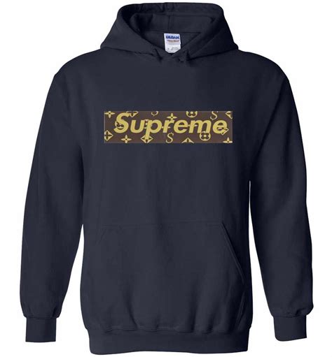 Supreme And Louis Vuitton Hoodies