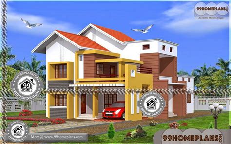 Bungalow House Plans Narrow Lot 70 Two Storey Homes With Balcony