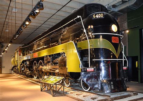 Streamlined Cn Steam Canadian National Railway Train Museum Locomotive