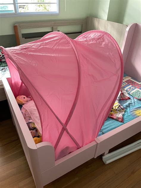 Ikea Sufflett Bed Tent Pink Babies And Kids Baby Nursery And Kids