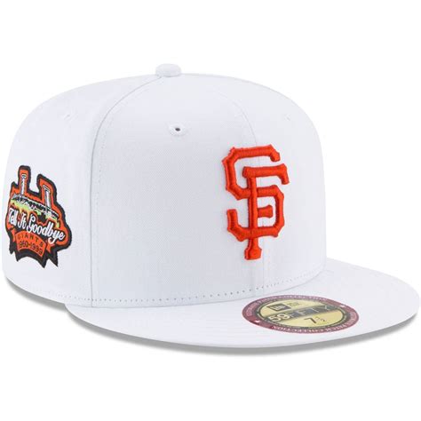 New Era San Francisco Giants Optic Stadium Patch 59fifty Fitted Hat