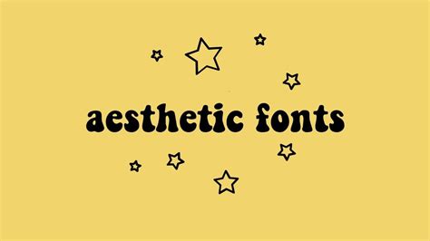 Aesthetic Fonts âœ§ Youtube Aesthetic Fonts Aesthetic Writing