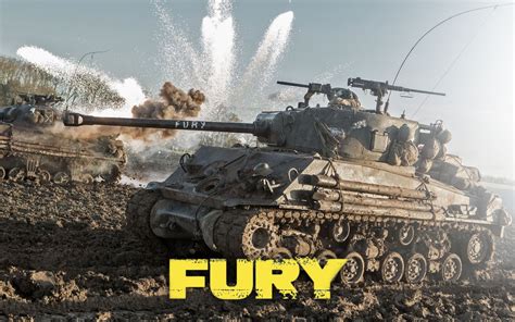 Fury Action Drama War Brad Pitt Military Tank War 1fury