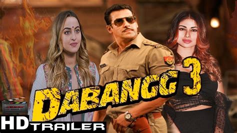 Dabangg 3 Trailer Salman Khan Sonakshi Sinha Mouni Roy Upcoming Movie 2018 Youtube