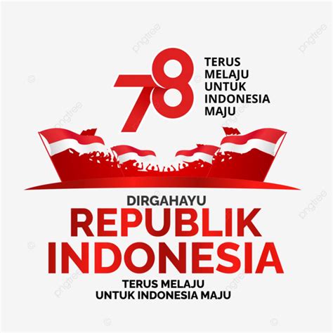Greeting Card Of Hut Ri 78 Indonesian Independence 17 August 2023