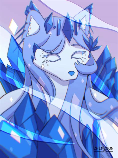 Crystal Wolf By Chimcoonart On Deviantart