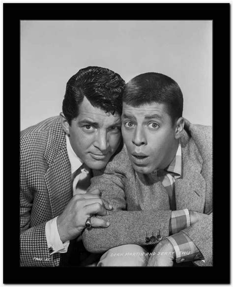 Dean Martin And Jerry Lewis Wacky Pose In Black And White High Quality Photo Ebay Dean