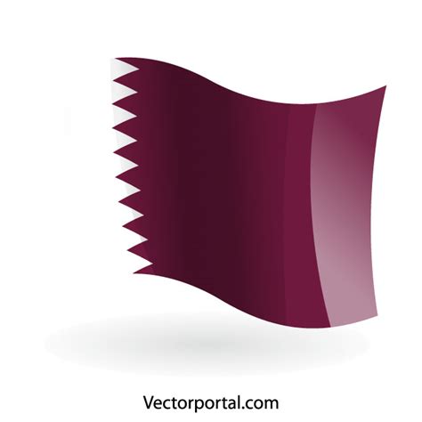 Qatar Flag Clip Art Royalty Free Stock Svg Vector And Clip Art