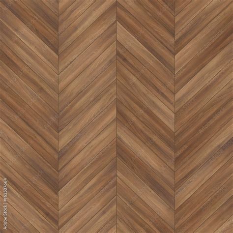 Seamless Wood Parquet Texture Chevron Brown Stock Photo Adobe Stock