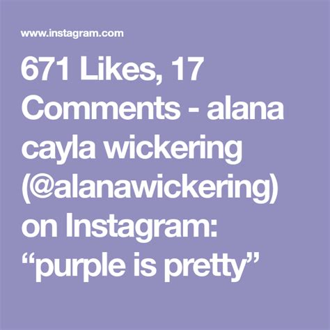 Cayla Inspo Purple Pretty Instagram Viola