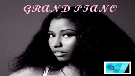 Nicki Minaj Grand Piano Lyrics The Pink Print 2014 Grand Piano