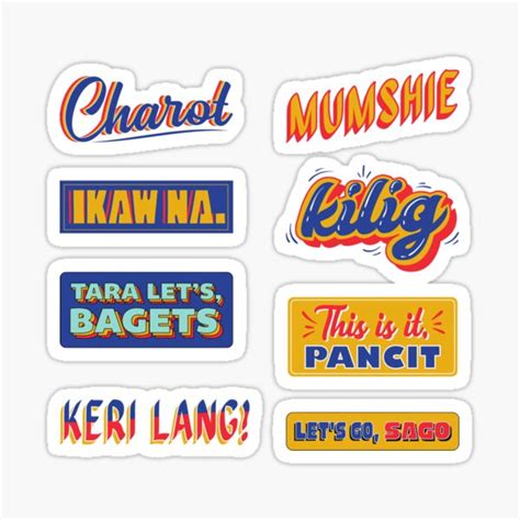 Filipino Hugot Lines Sticker For Sale By Augustprints Redbubble