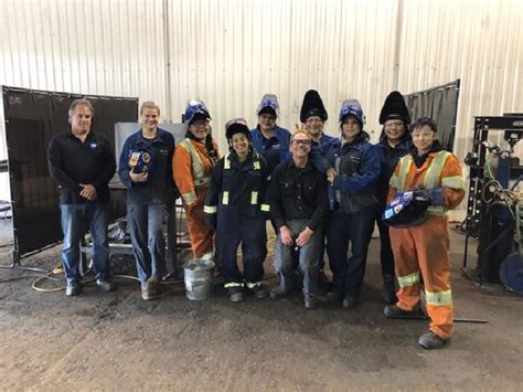 Our Story Women Welders Gain Valuable Experience On Opgs Little Long