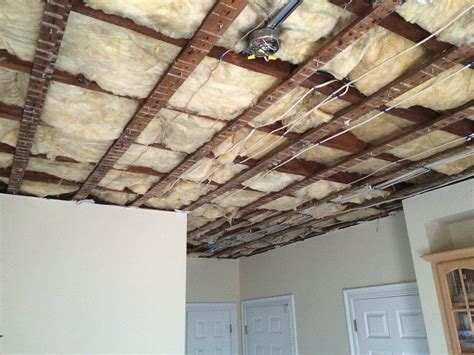 Insulating the ceiling cavity to soundproof ceiling. Ceiling Soundproofing | Ceiling insulation, Ceiling, Roll ...