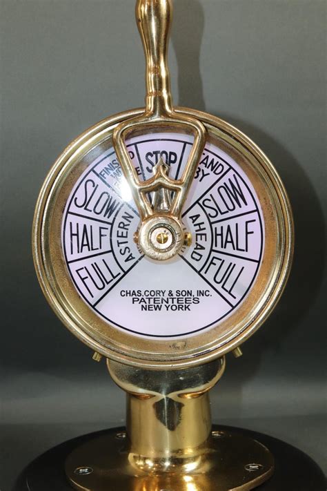 Engine Order Telegraph By Charles Cory At 1stdibs