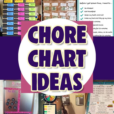 Chore Chart Ideas Diy Chore Boards And Checklists For Kids