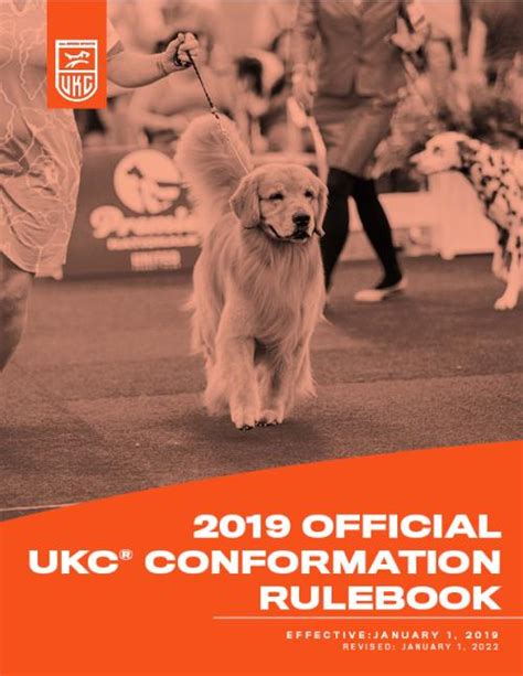 Conformation Forms And Rules United Kennel Club Ukc