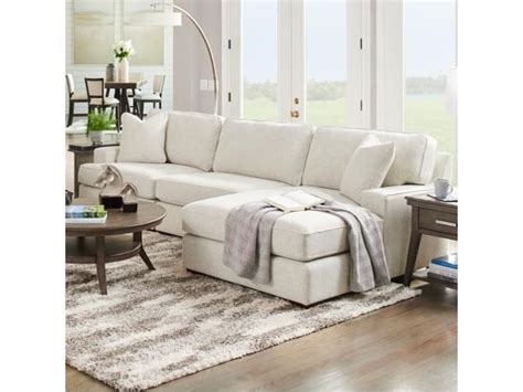 La Z Boy Paxton 3 Seat Chaise Sectional With Wide Chaise And Comfort