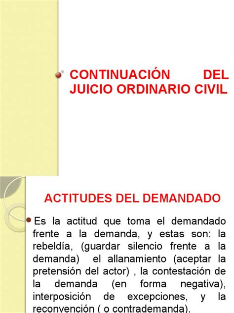 Juicio Ordinario 2 Pdf Evidencia Ley Demanda Judicial
