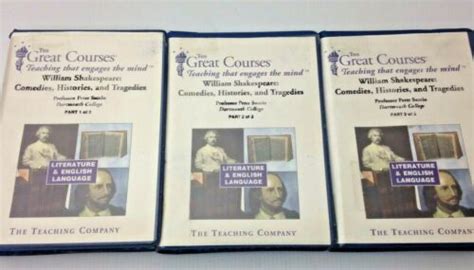 The Great Courses William Shakespeare Dvd Set Ebay