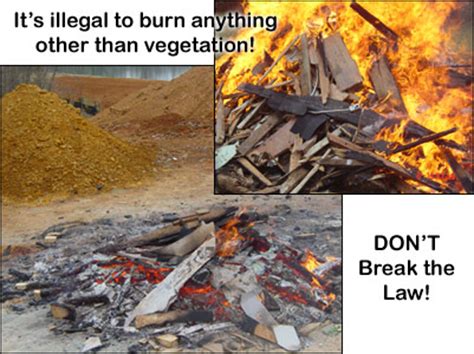 This is despite the ban on open burning in several states. Residential